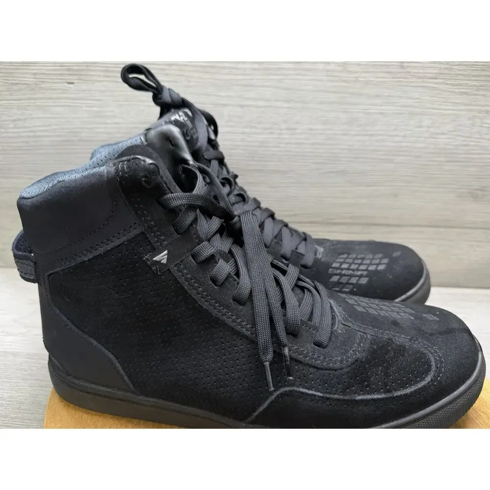 SHIMA SX-2 EVO Motorcycle Boots Suede Shoes Black. Men’s 11.5